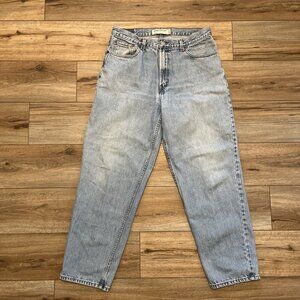 Men's Levis 560 Comfort Fit Denim Jeans SZ 36x32 Blue Cotton Tapered Red Tab